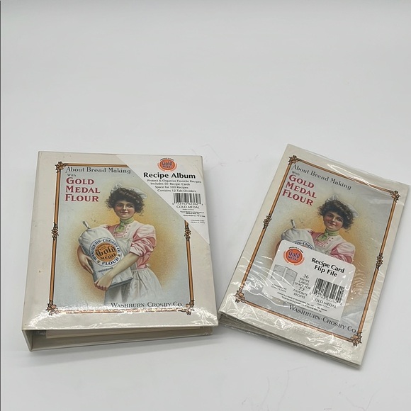 General Mills Gold Medal Recipe Album and Recipe Card Flip File - Picture 1 of 8
